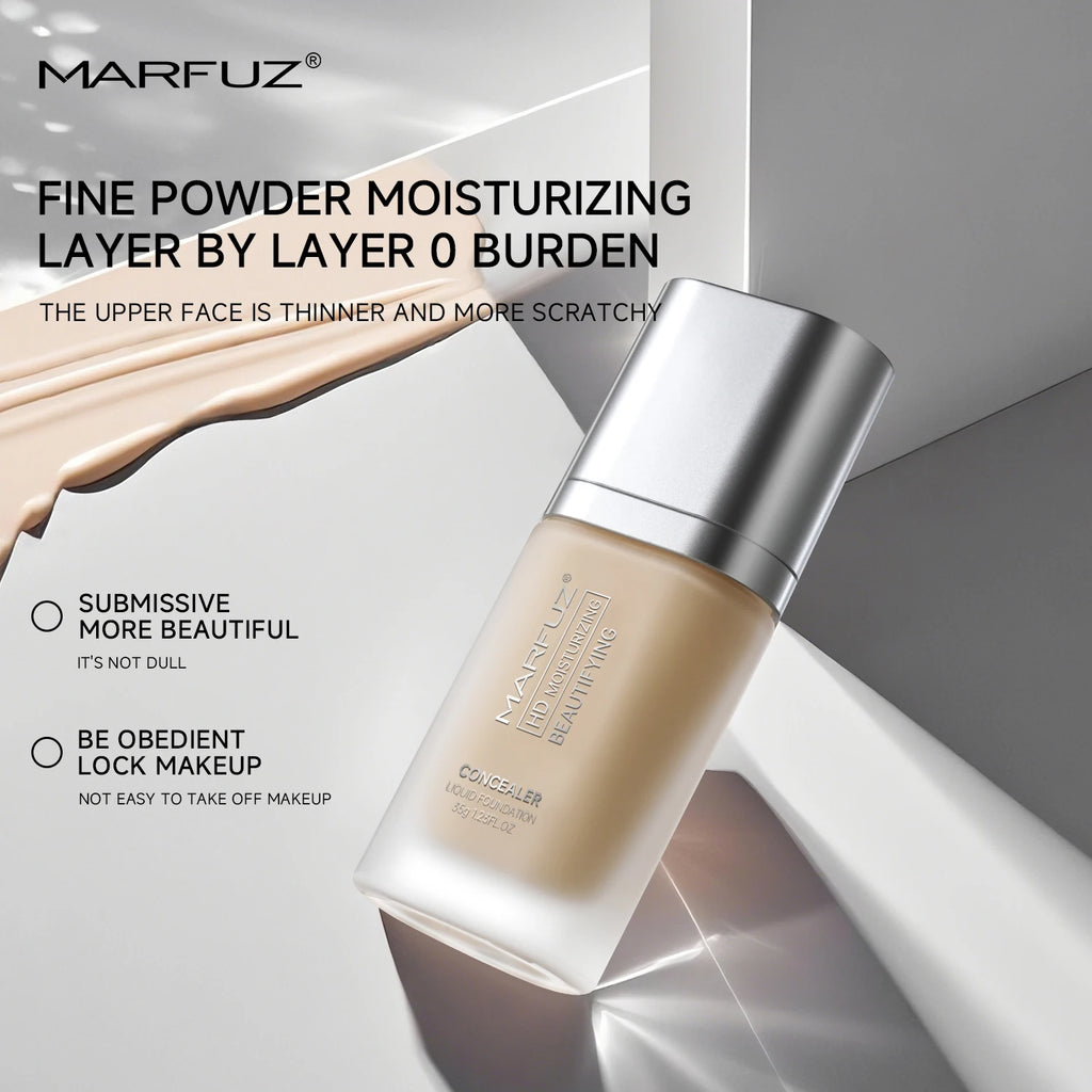 Fond de Teint Liquide Naturel — Haute Définition Longue Tenue