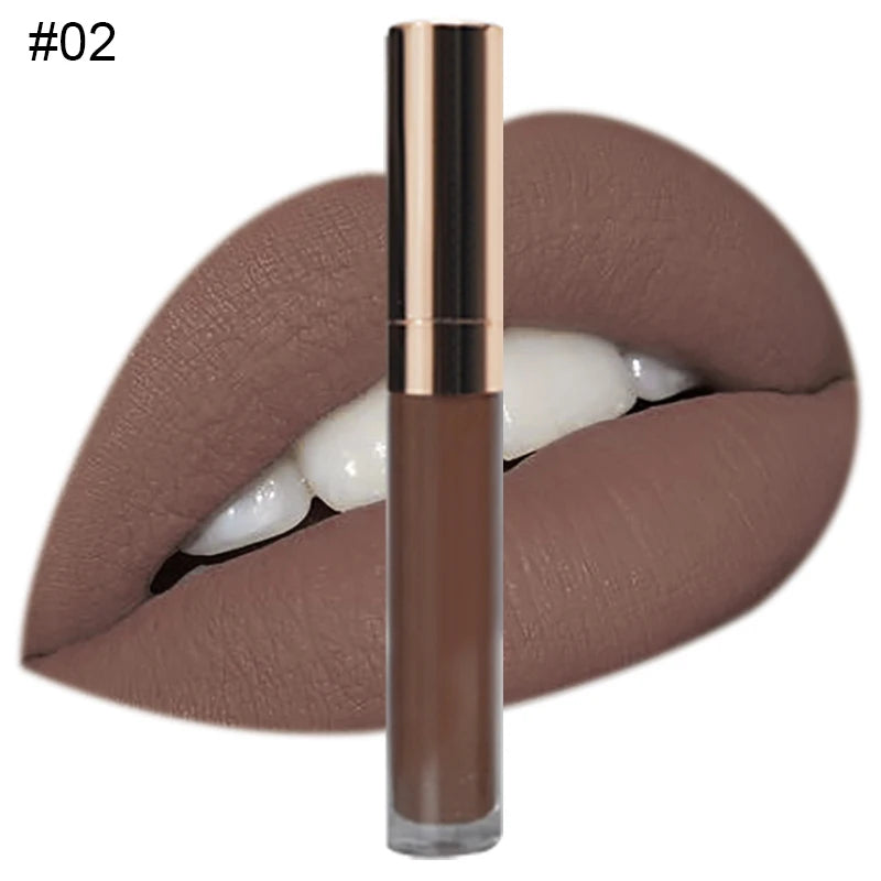 Rouge à Lèvres Liquide Mat — 41 Teintes Vegan Longue Tenue