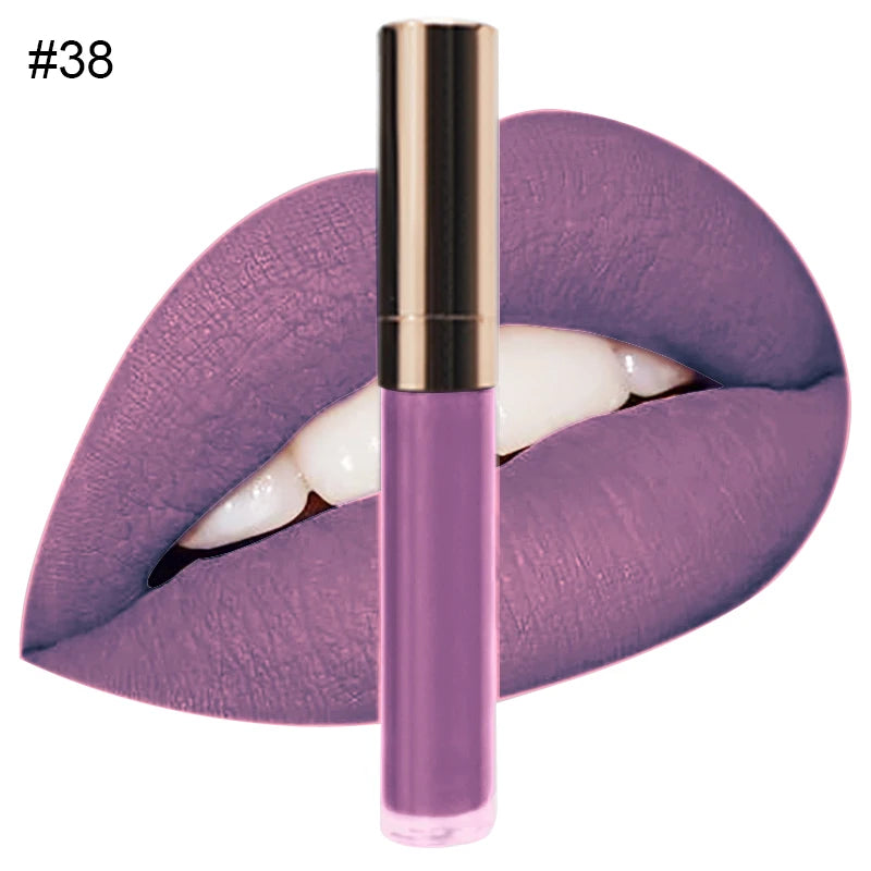 Rouge à Lèvres Liquide Mat — 41 Teintes Vegan Longue Tenue