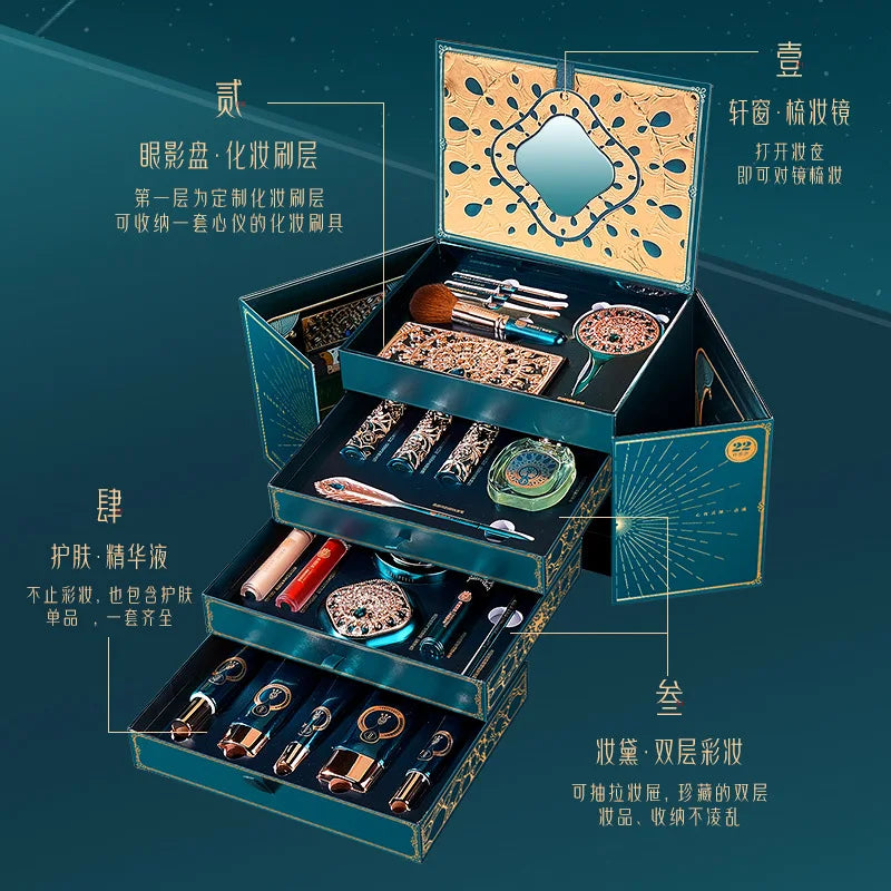 Coffret Maquillage 24 Pièces — Cadeau Idéal