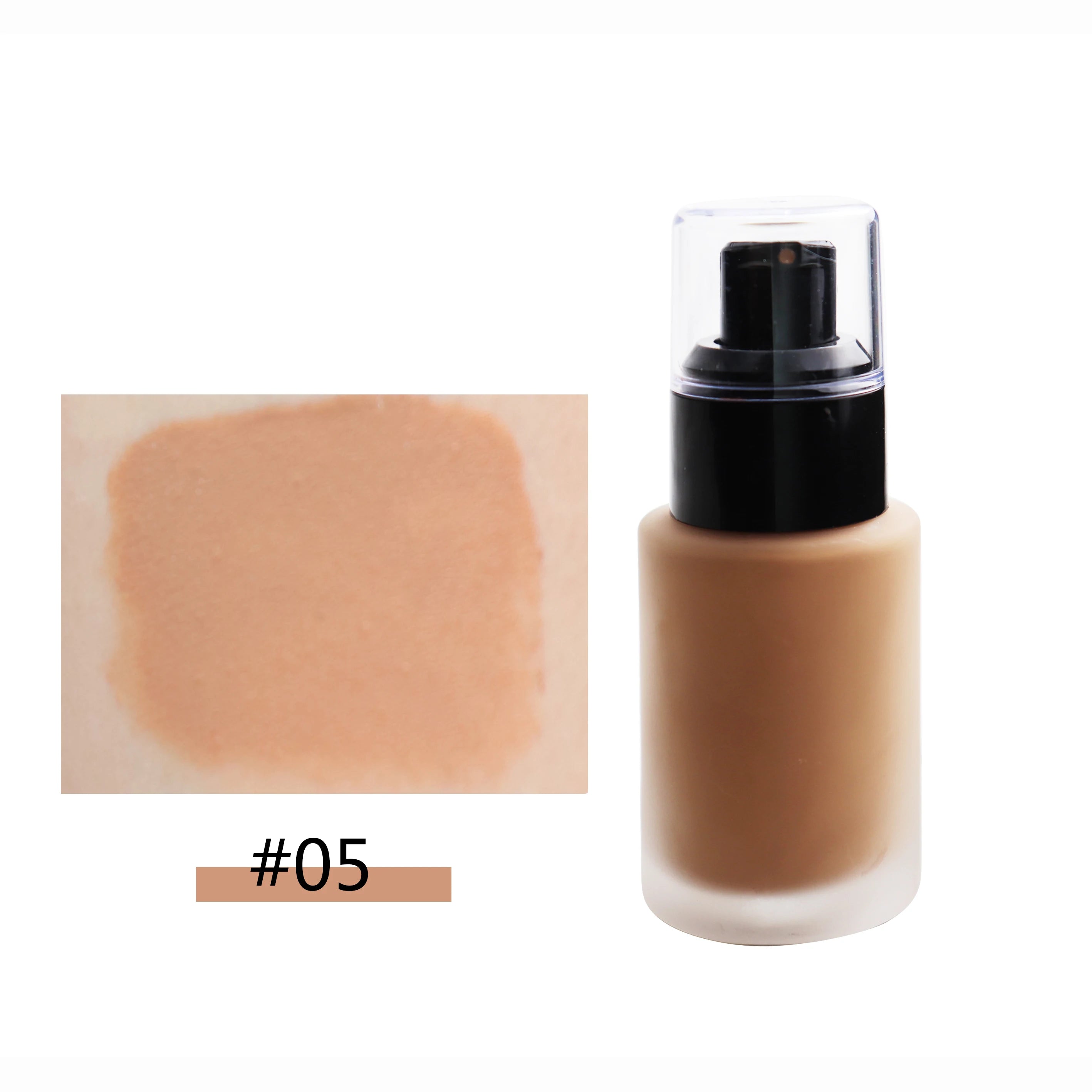 Fond de Teint Liquide Waterproof — 12 Teintes Longue Tenue