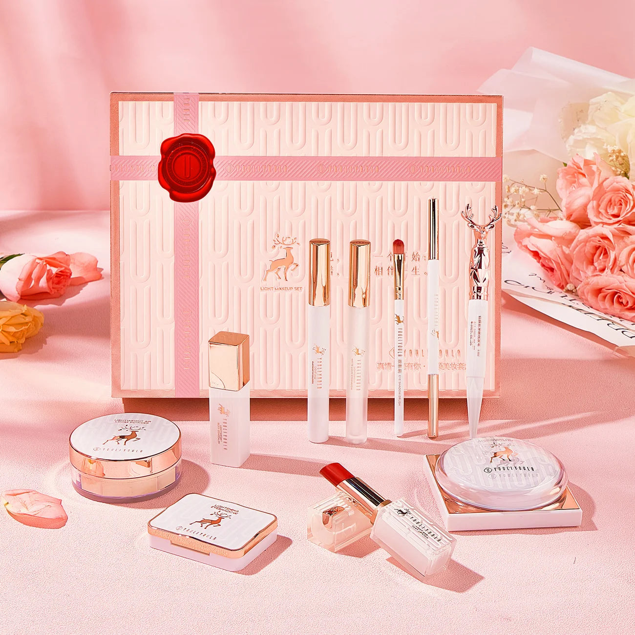 Coffret Soin & Maquillage Vegan 10 Pièces — Idéal Cadeau