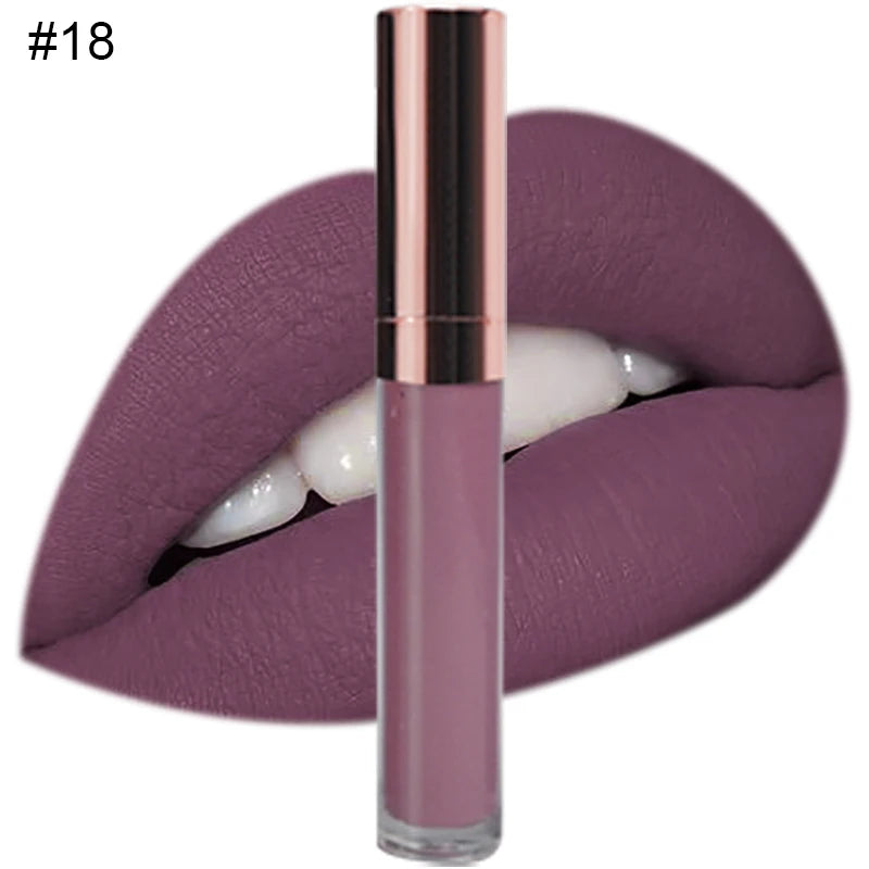 Rouge à Lèvres Liquide Mat — 41 Teintes Vegan Longue Tenue