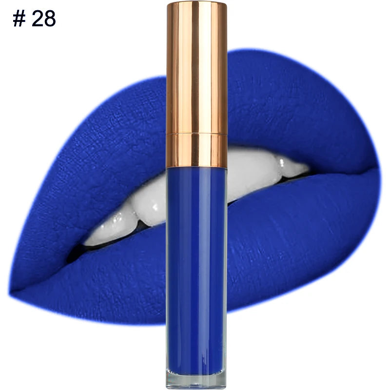 Rouge à Lèvres Liquide Mat — 41 Teintes Vegan Longue Tenue