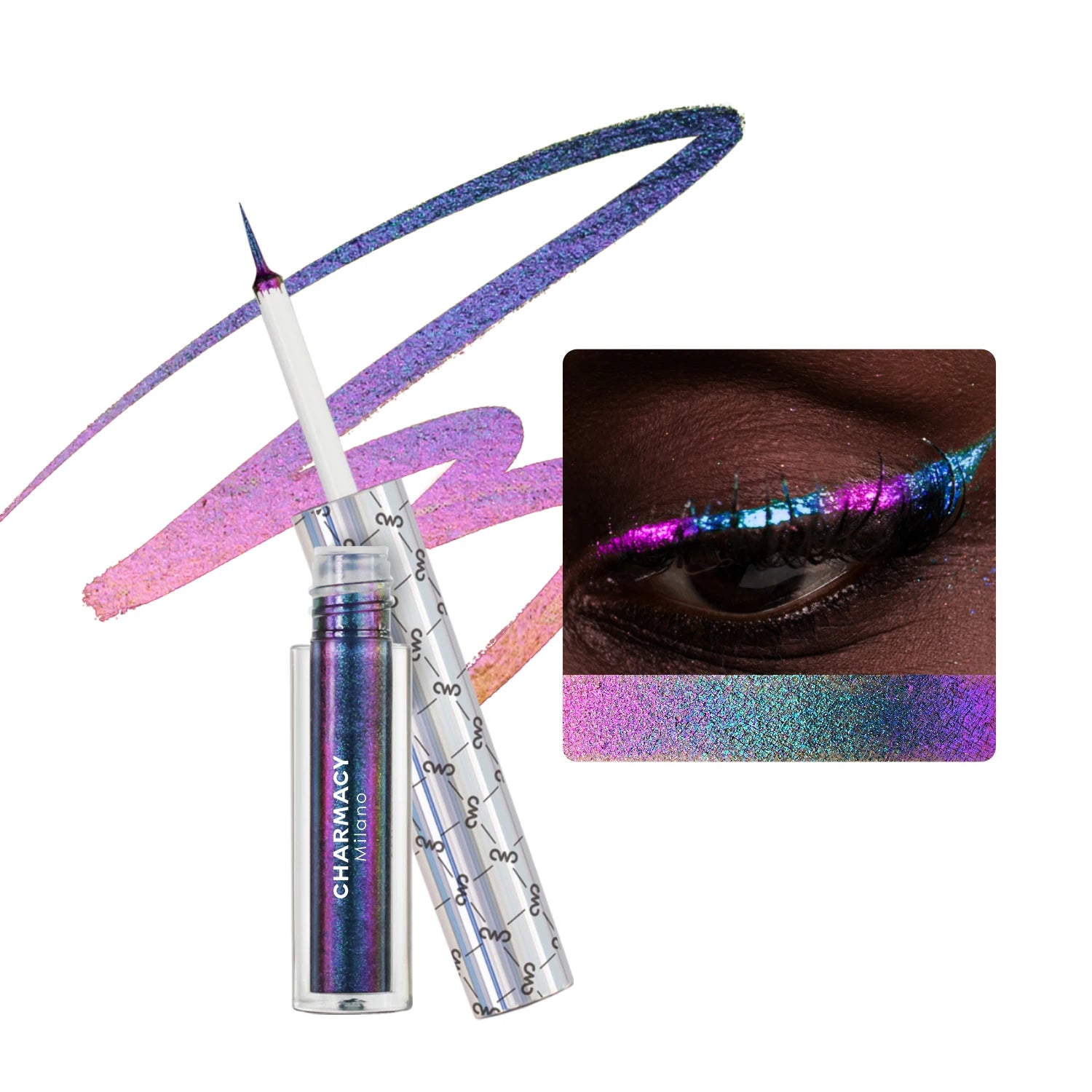 Eyeliner Liquide Multichrome — Reflets Métalliques Waterproof