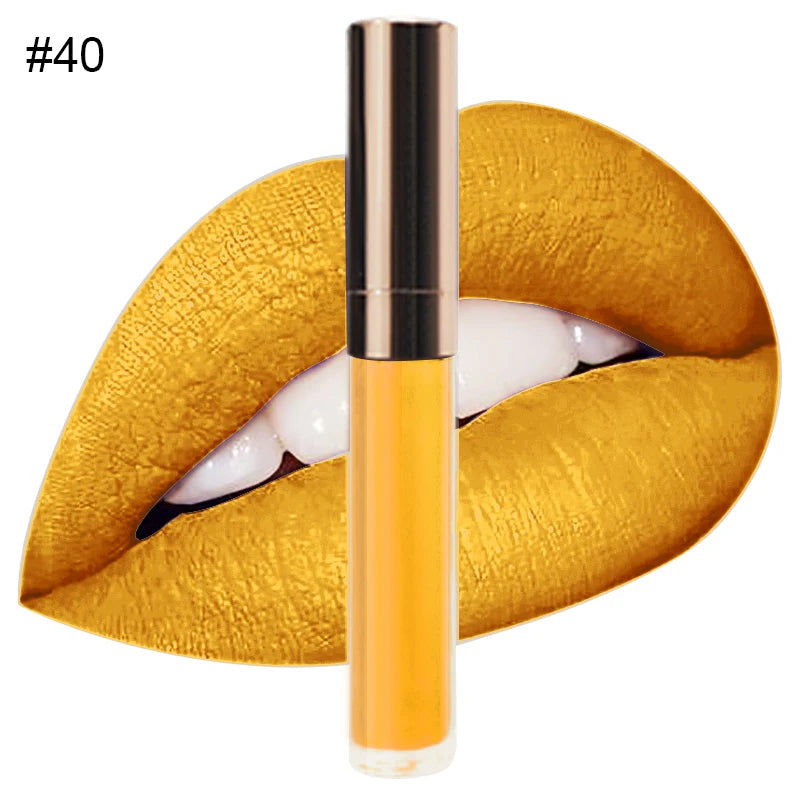Rouge à Lèvres Liquide Mat — 41 Teintes Vegan Longue Tenue