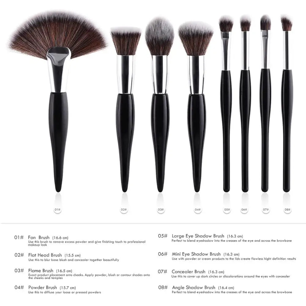 Set Pinceaux Maquillage Professionnel — Vegan & Doux