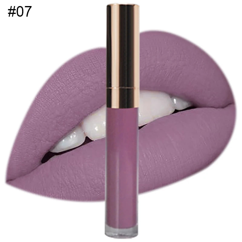 Rouge à Lèvres Liquide Mat — 41 Teintes Vegan Longue Tenue