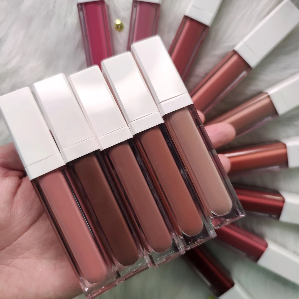 Rouge à Lèvres Liquide Mat Organique — 50 Teintes Vegan