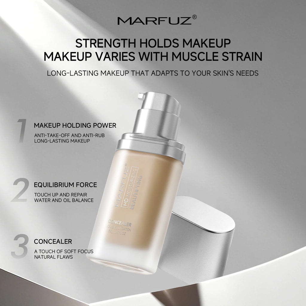 Fond de Teint Liquide Naturel — Haute Définition Longue Tenue