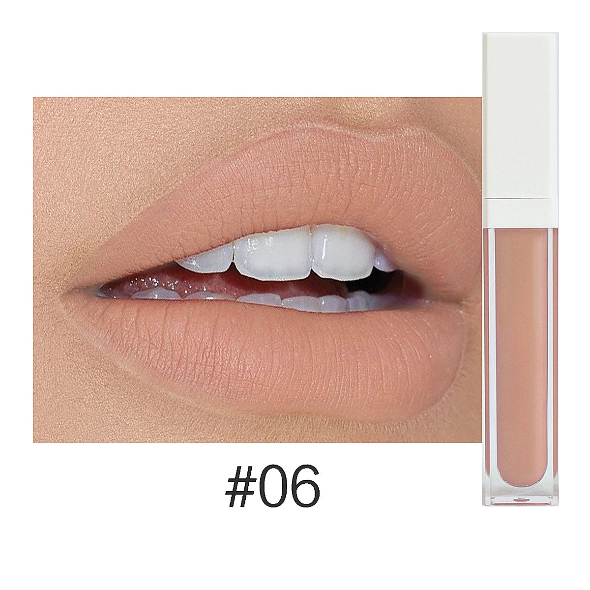 Rouge à Lèvres Liquide Mat Organique — 50 Teintes Vegan