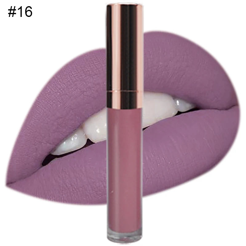 Rouge à Lèvres Liquide Mat — 41 Teintes Vegan Longue Tenue