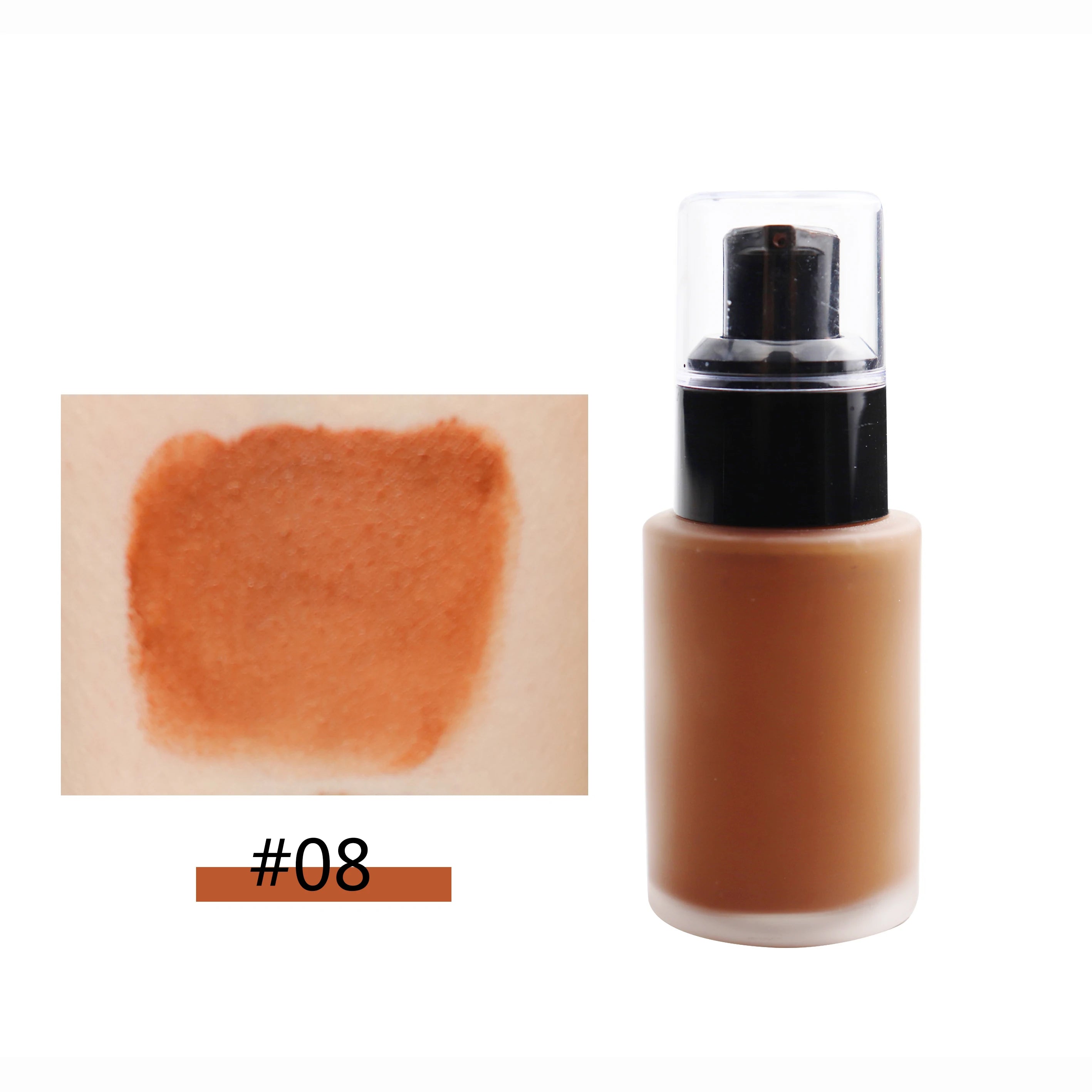 Fond de Teint Liquide Waterproof — 12 Teintes Longue Tenue