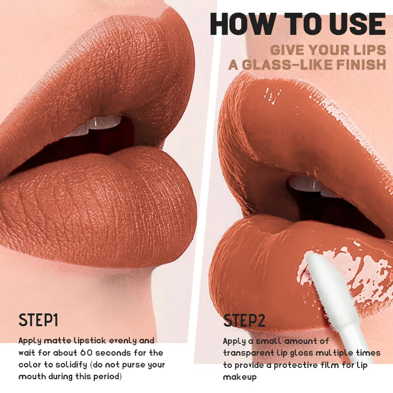 Duo Lipliner & Lip Gloss 2-en-1 — Repulpant Longue Tenue
