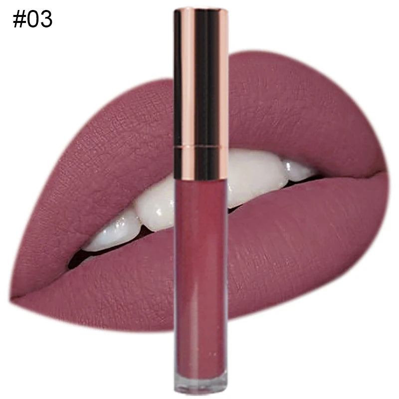 Rouge à Lèvres Liquide Mat — 41 Teintes Vegan Longue Tenue