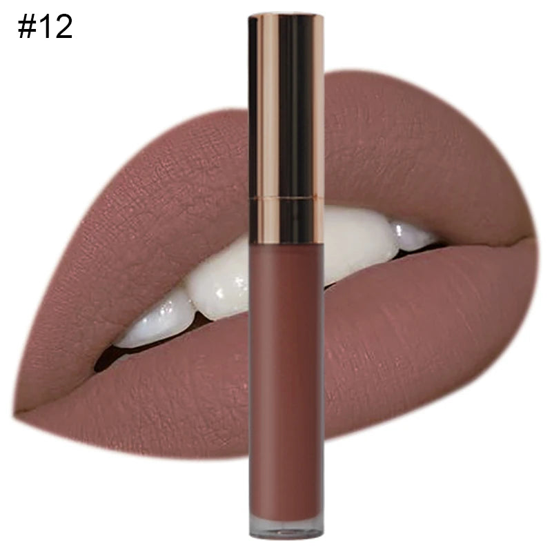 Rouge à Lèvres Liquide Mat — 41 Teintes Vegan Longue Tenue