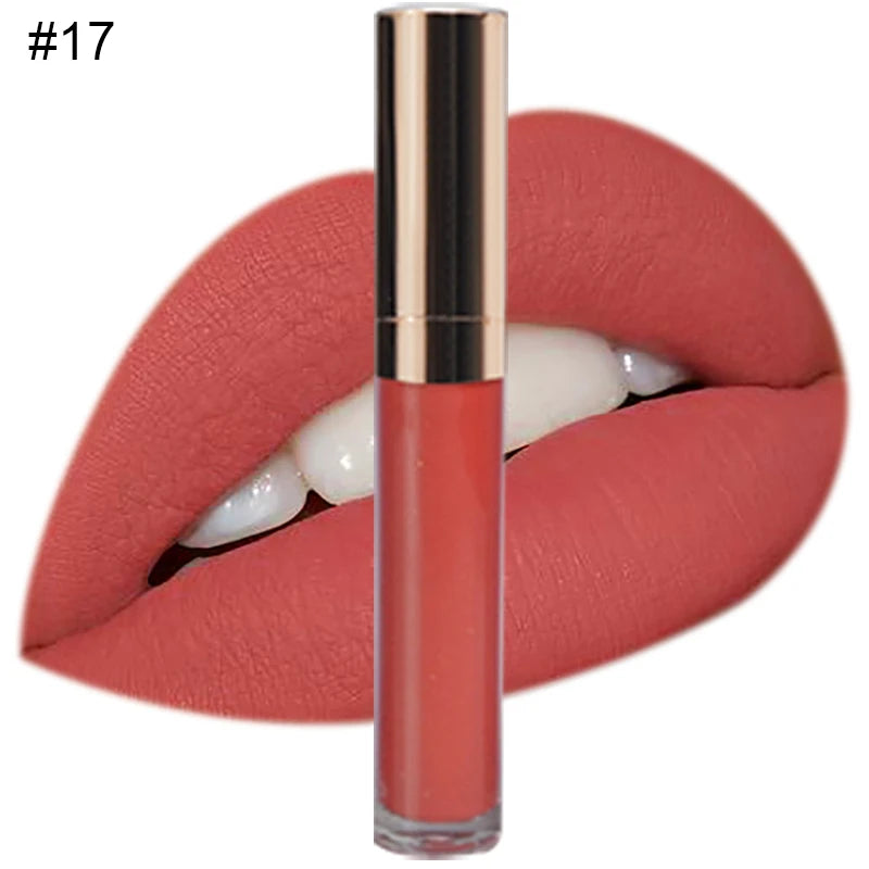 Rouge à Lèvres Liquide Mat — 41 Teintes Vegan Longue Tenue