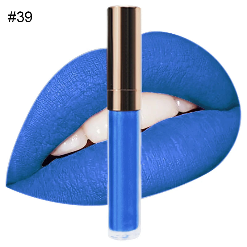 Rouge à Lèvres Liquide Mat — 41 Teintes Vegan Longue Tenue