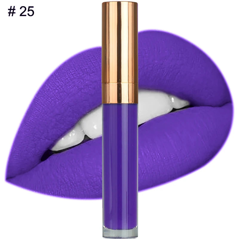 Rouge à Lèvres Liquide Mat — 41 Teintes Vegan Longue Tenue