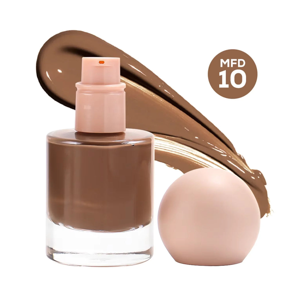Fond de Teint Liquide — Haute Couvrance Peaux Foncées