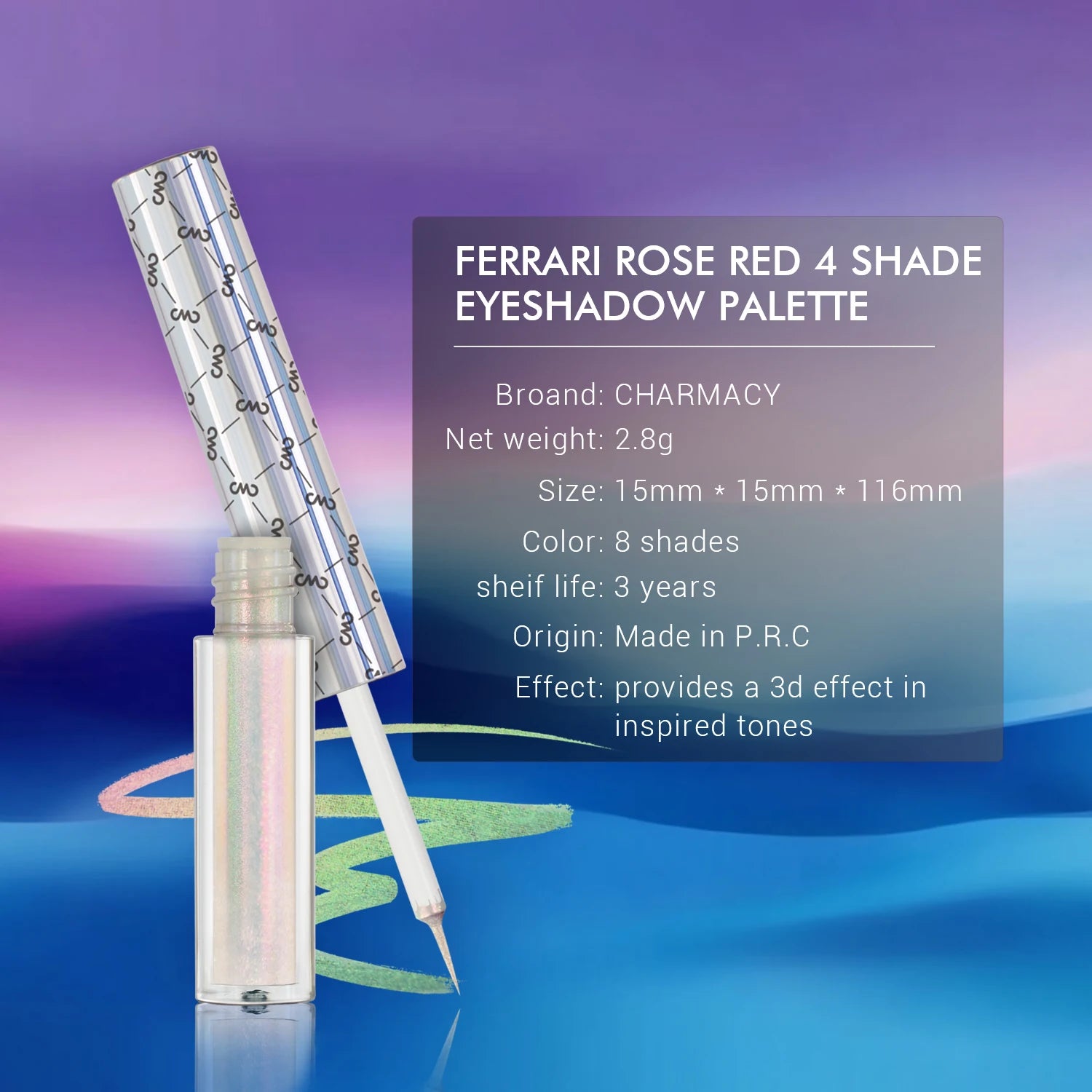 Eyeliner Liquide Multichrome — Reflets Métalliques Waterproof