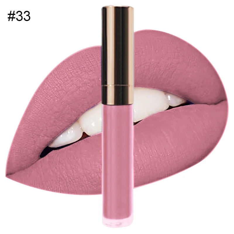 Rouge à Lèvres Liquide Mat — 41 Teintes Vegan Longue Tenue