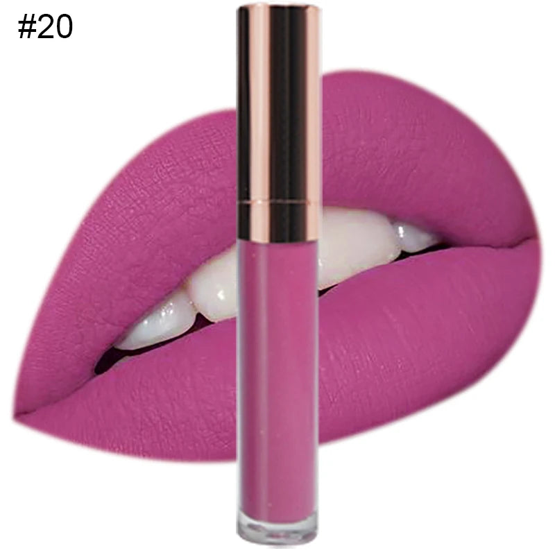 Rouge à Lèvres Liquide Mat — 41 Teintes Vegan Longue Tenue