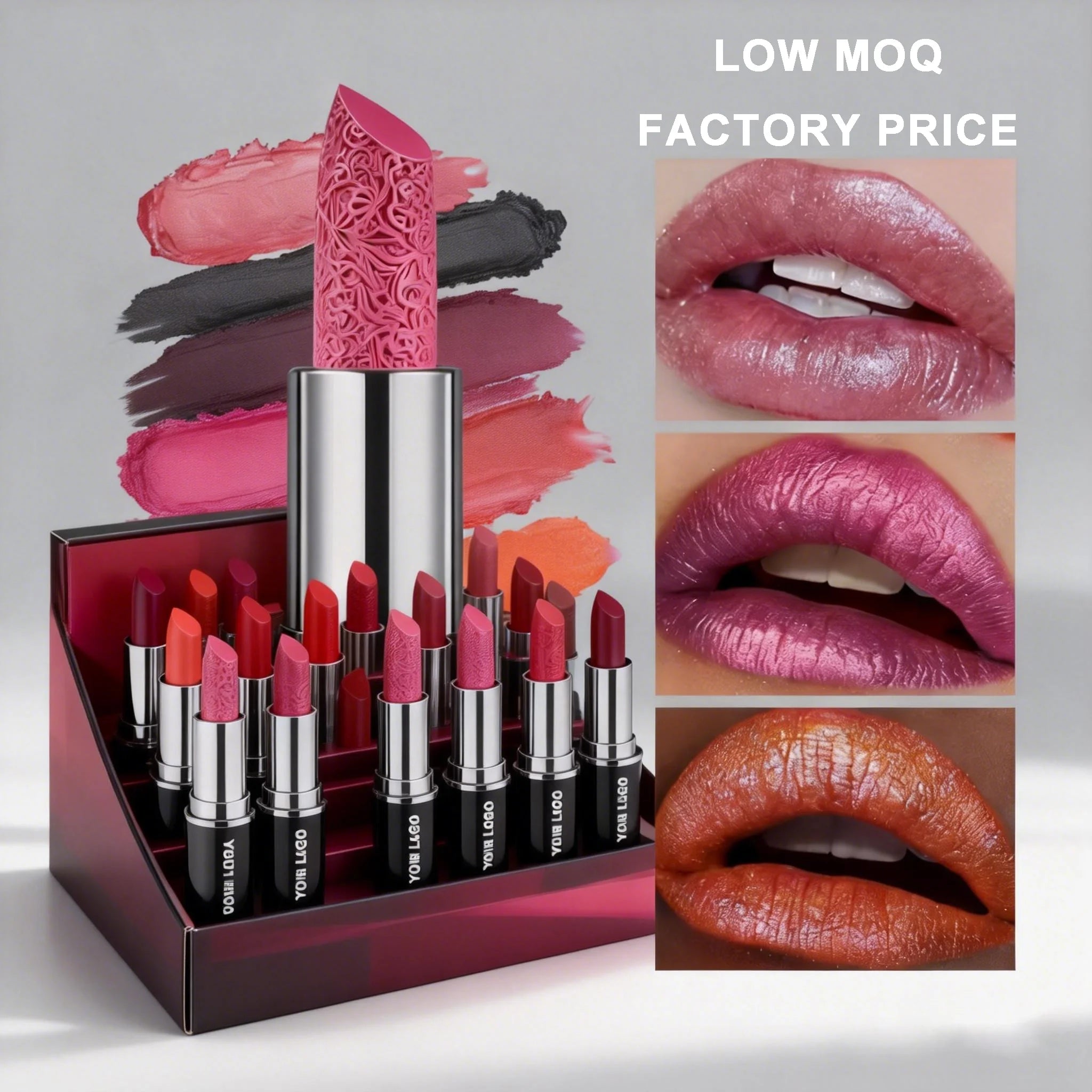 Rouge à Lèvres Nacré Vegan — Reflets Précieux Longue Tenue