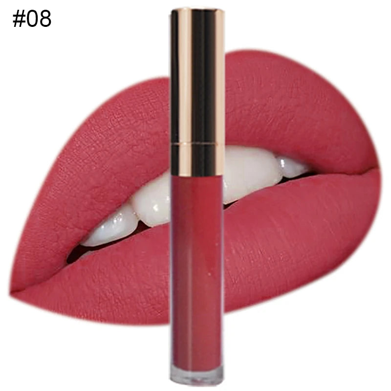 Rouge à Lèvres Liquide Mat — 41 Teintes Vegan Longue Tenue