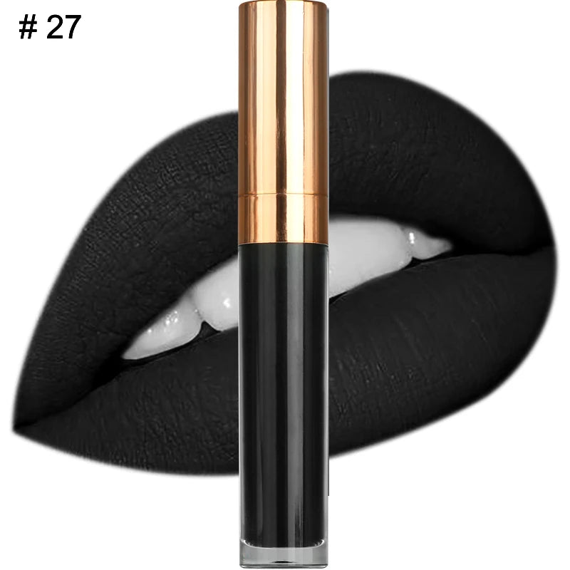 Rouge à Lèvres Liquide Mat — 41 Teintes Vegan Longue Tenue