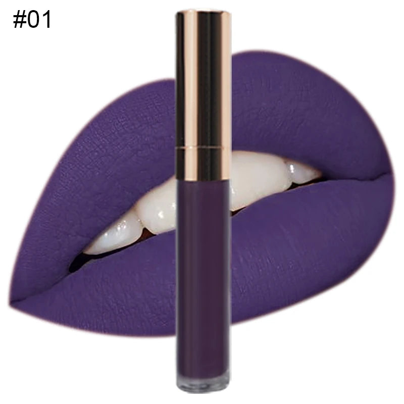 Rouge à Lèvres Liquide Mat — 41 Teintes Vegan Longue Tenue