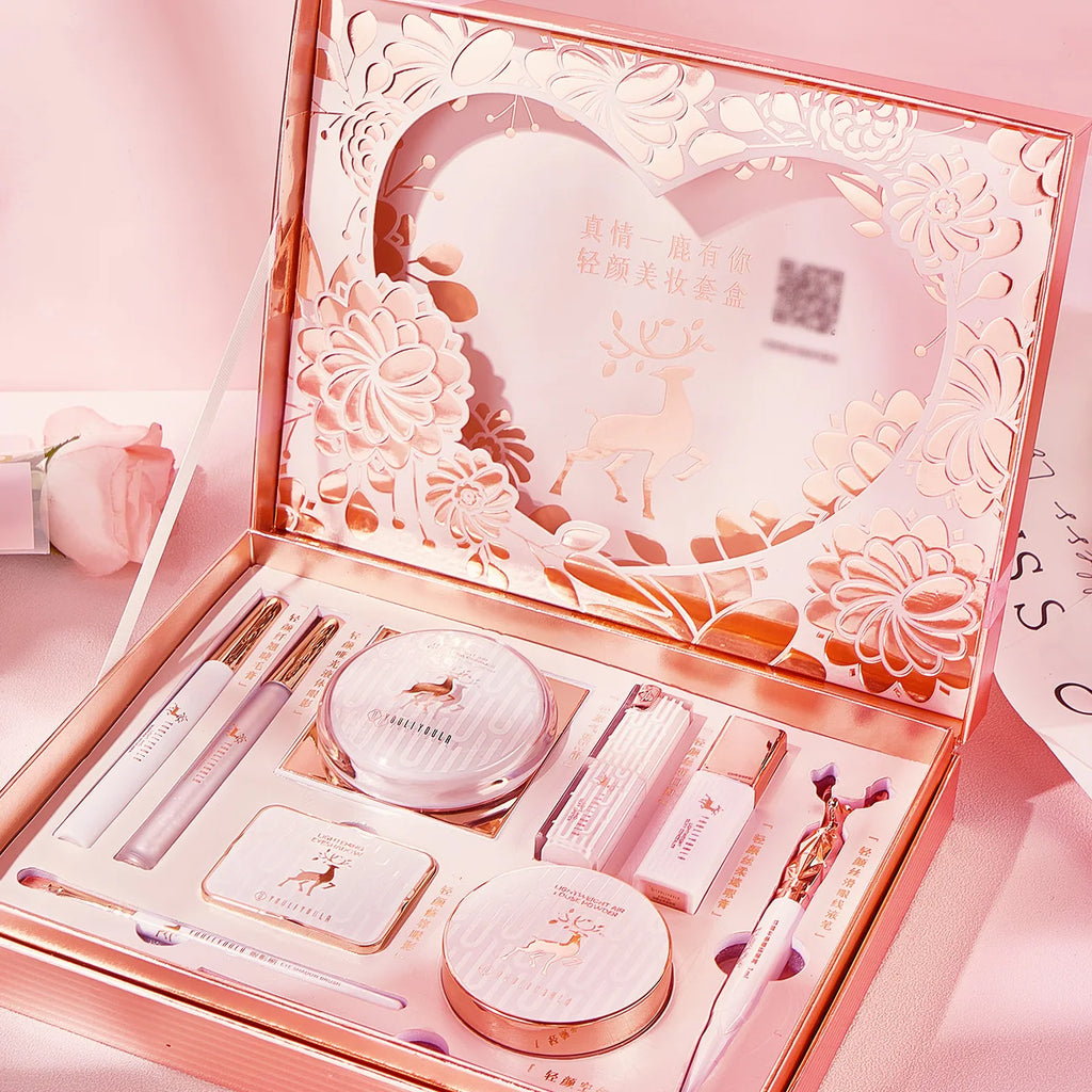 Coffret Soin & Maquillage Vegan 10 Pièces — Idéal Cadeau