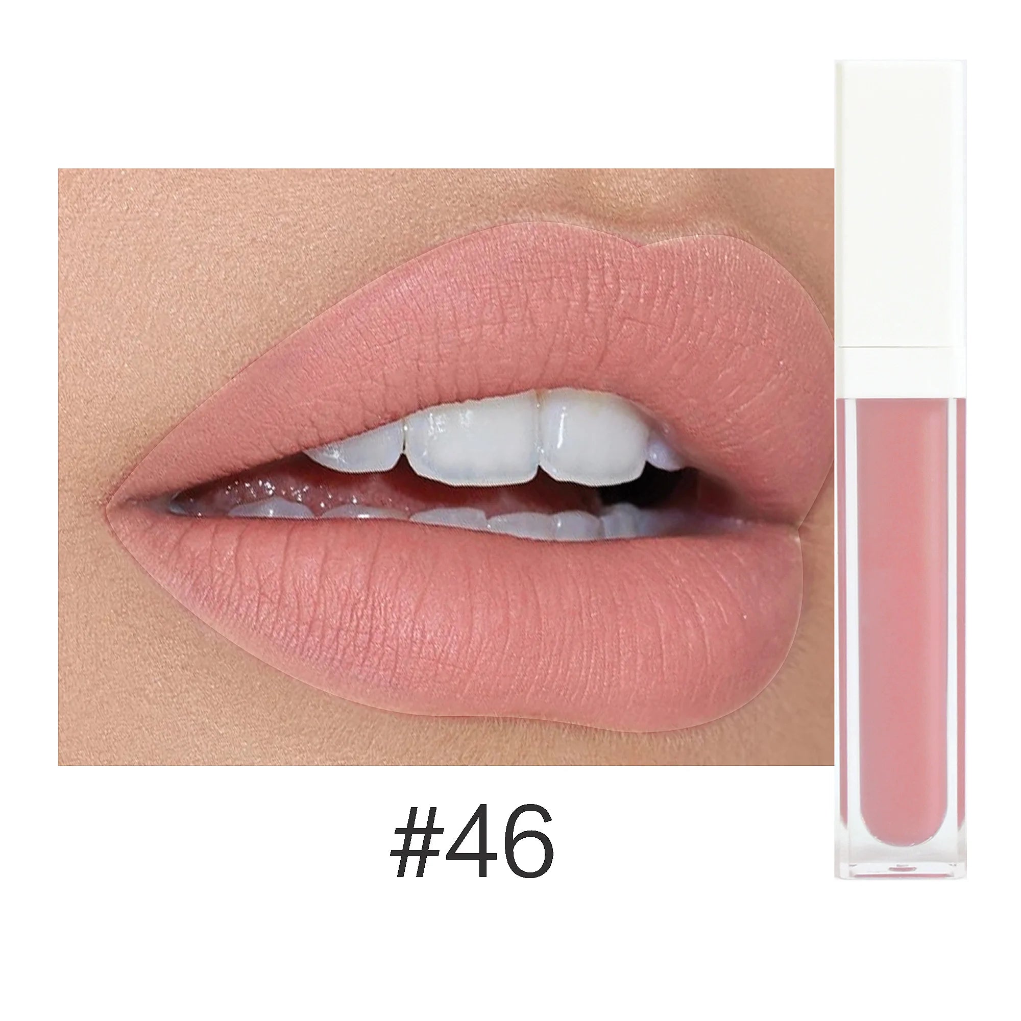 Rouge à Lèvres Liquide Mat Organique — 50 Teintes Vegan
