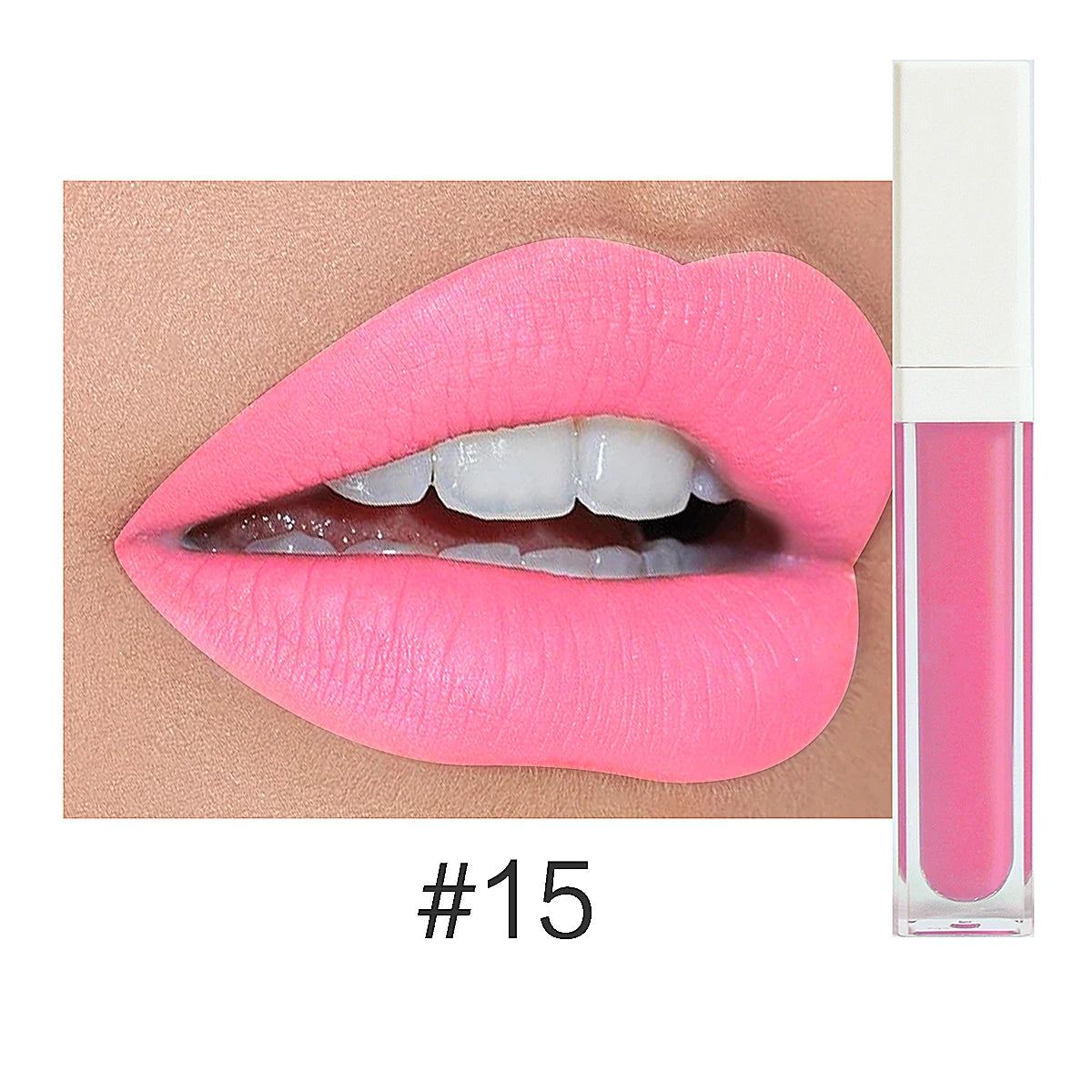 Rouge à Lèvres Liquide Mat Organique — 50 Teintes Vegan
