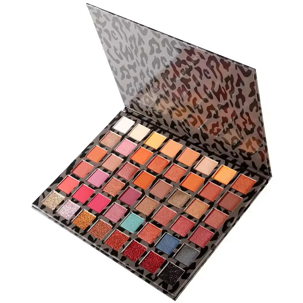 Palette Yeux 48 Couleurs — Shimmer & Mat Longue Tenue