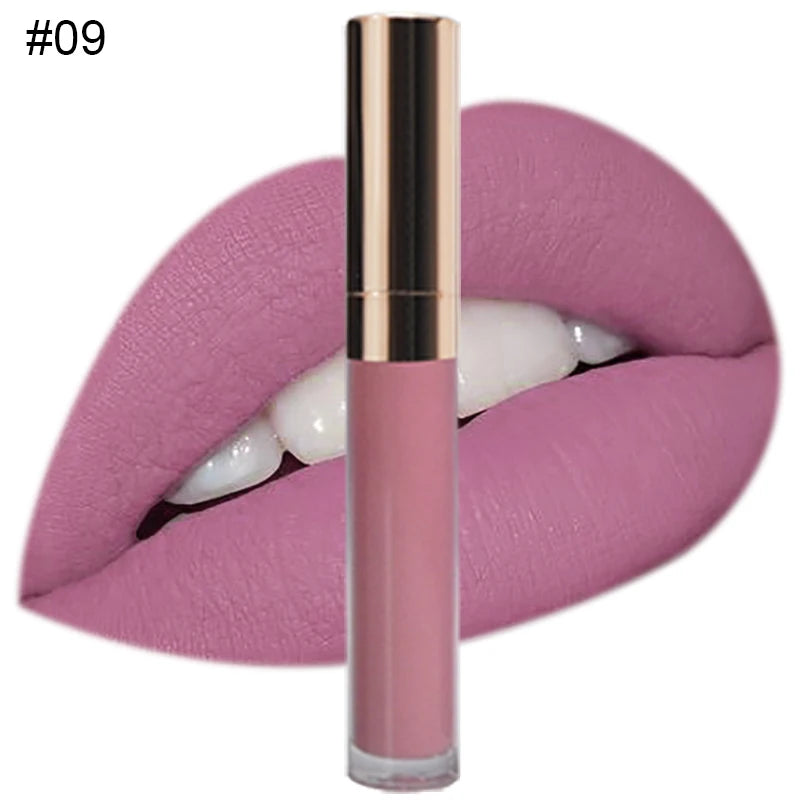 Rouge à Lèvres Liquide Mat — 41 Teintes Vegan Longue Tenue