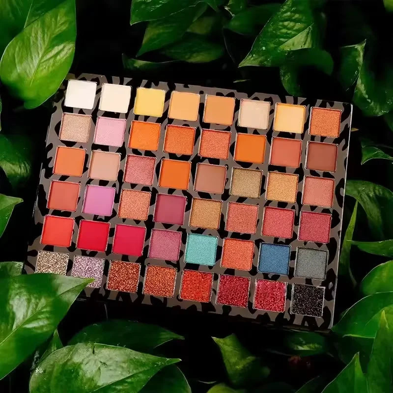 Palette Yeux 48 Couleurs — Shimmer & Mat Longue Tenue