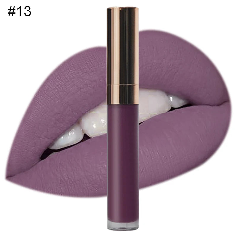 Rouge à Lèvres Liquide Mat — 41 Teintes Vegan Longue Tenue