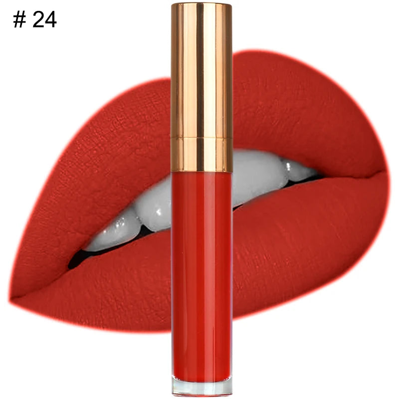 Rouge à Lèvres Liquide Mat — 41 Teintes Vegan Longue Tenue