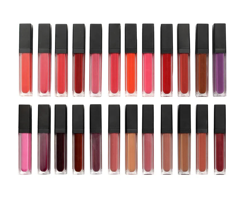 Rouge à Lèvres Velours Mat — 33 Teintes Vegan Sans Transfert