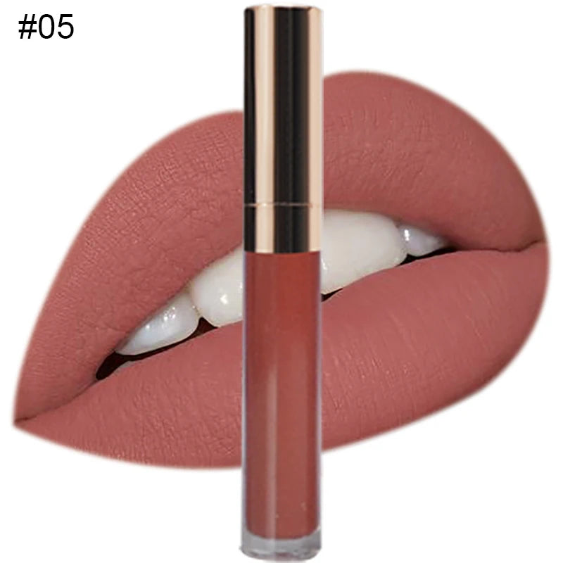 Rouge à Lèvres Liquide Mat — 41 Teintes Vegan Longue Tenue
