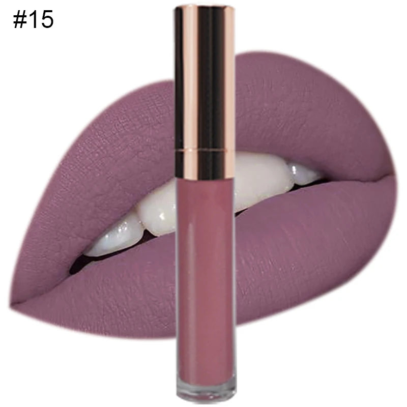 Rouge à Lèvres Liquide Mat — 41 Teintes Vegan Longue Tenue
