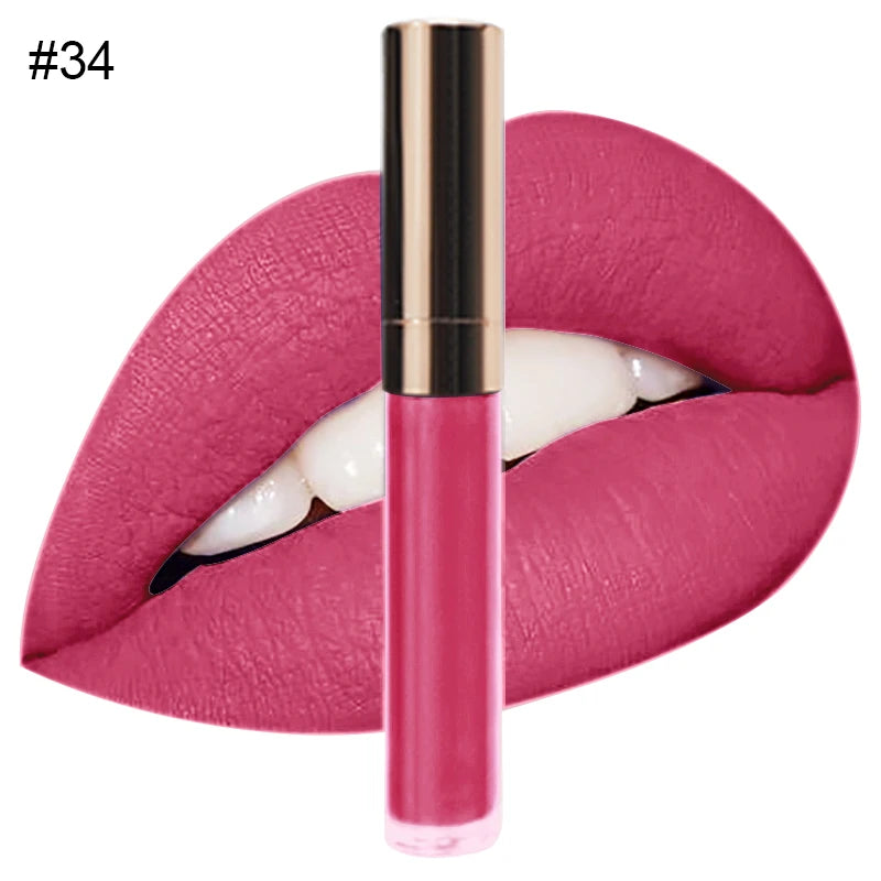 Rouge à Lèvres Liquide Mat — 41 Teintes Vegan Longue Tenue