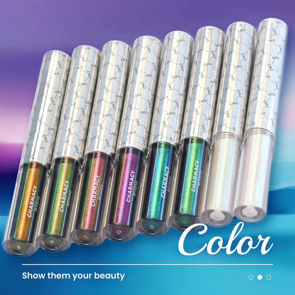 Eyeliner Liquide Multichrome — Reflets Métalliques Waterproof