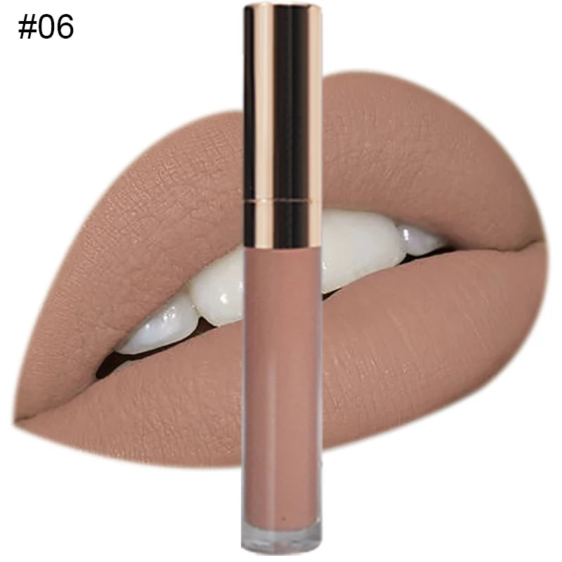 Rouge à Lèvres Liquide Mat — 41 Teintes Vegan Longue Tenue
