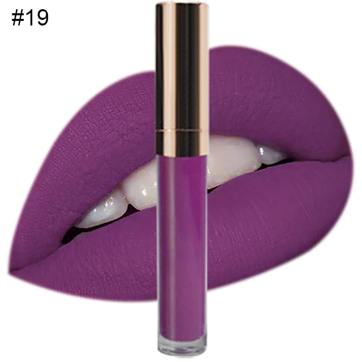 Rouge à Lèvres Liquide Mat — 41 Teintes Vegan Longue Tenue