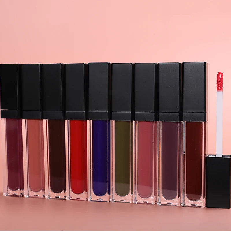 Rouge à Lèvres Velours Mat — 33 Teintes Vegan Sans Transfert
