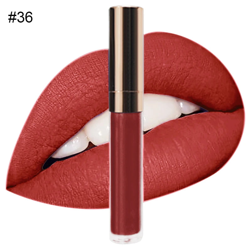 Rouge à Lèvres Liquide Mat — 41 Teintes Vegan Longue Tenue