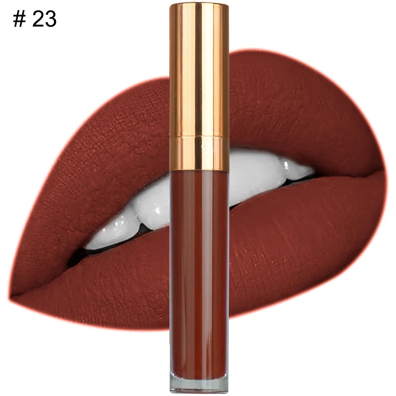 Rouge à Lèvres Liquide Mat — 41 Teintes Vegan Longue Tenue