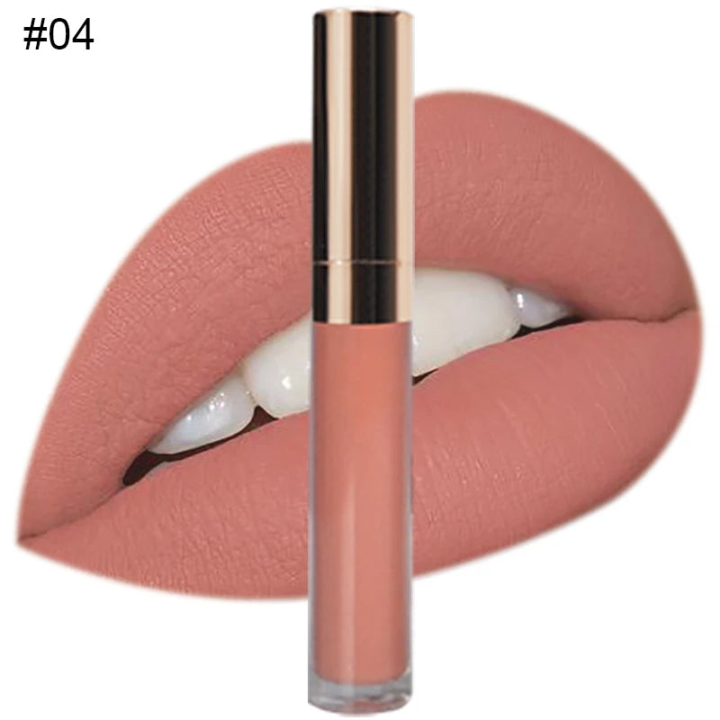 Rouge à Lèvres Liquide Mat — 41 Teintes Vegan Longue Tenue